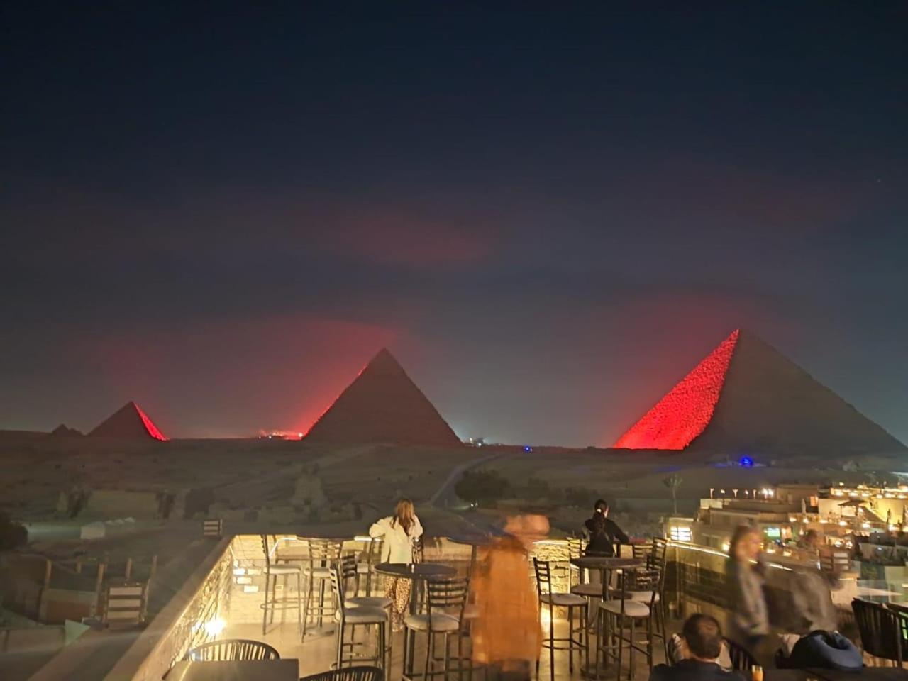 Pyramids East Inn Kafret el-Gabal Exterior foto